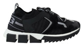 Dolce & Gabbana Black Mesh Sorrento Trekking Sneakers Shoes -   -  Dolce & Gabbana.