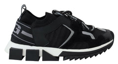 Dolce & Gabbana Black Mesh Sorrento Trekking Sneakers Shoes -   -  Dolce & Gabbana.