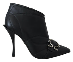 Dolce & Gabbana Black Devotion Quilted Buckled Ankle Boots Shoes -   -  Dolce & Gabbana.