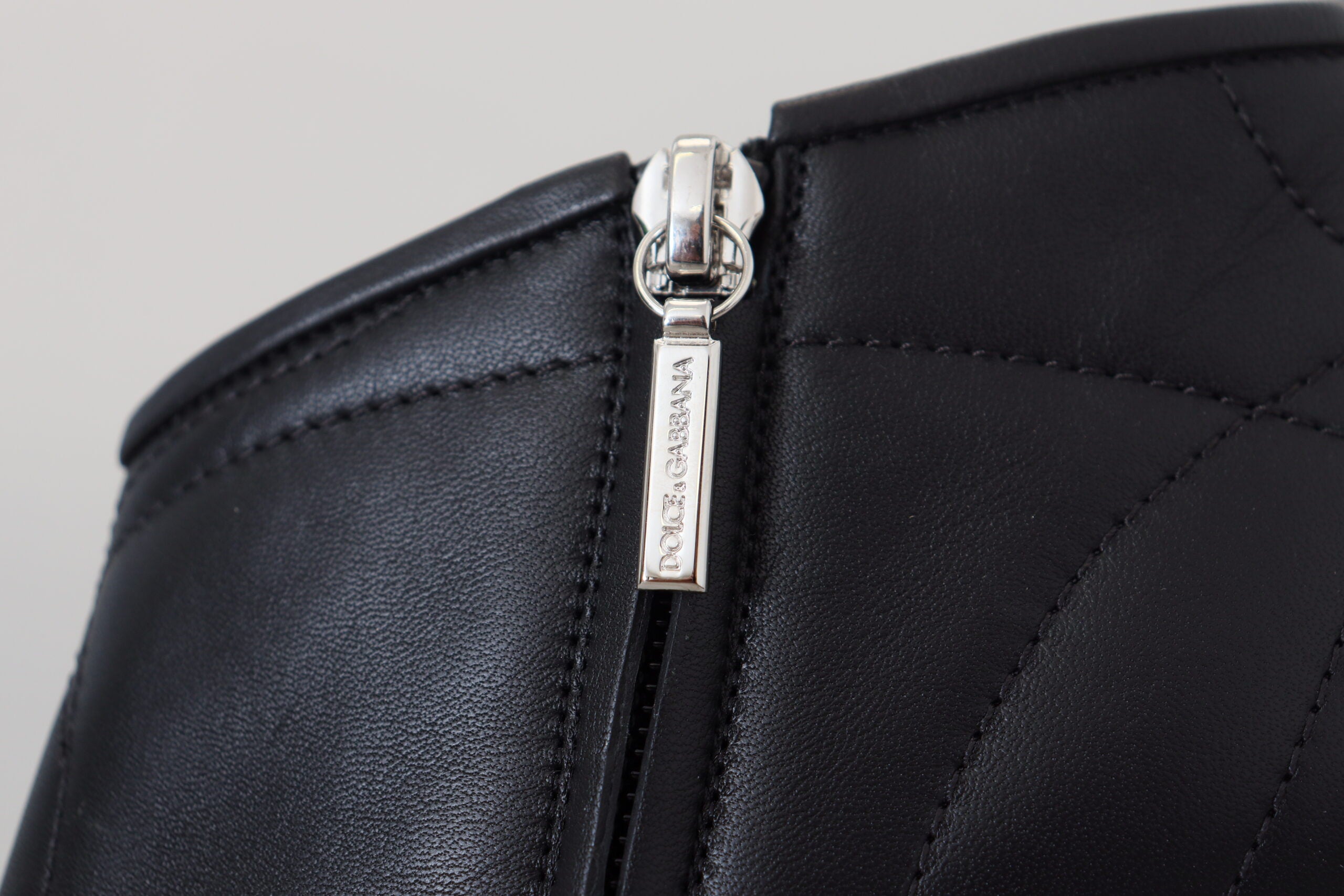 Dolce & Gabbana Black Devotion Quilted Buckled Ankle Boots Shoes -   -  Dolce & Gabbana. Dolce & Gabbana Black Devotion Quilted Buckled Ankle Boots Shoes -   -  Dolce & Gabbana.