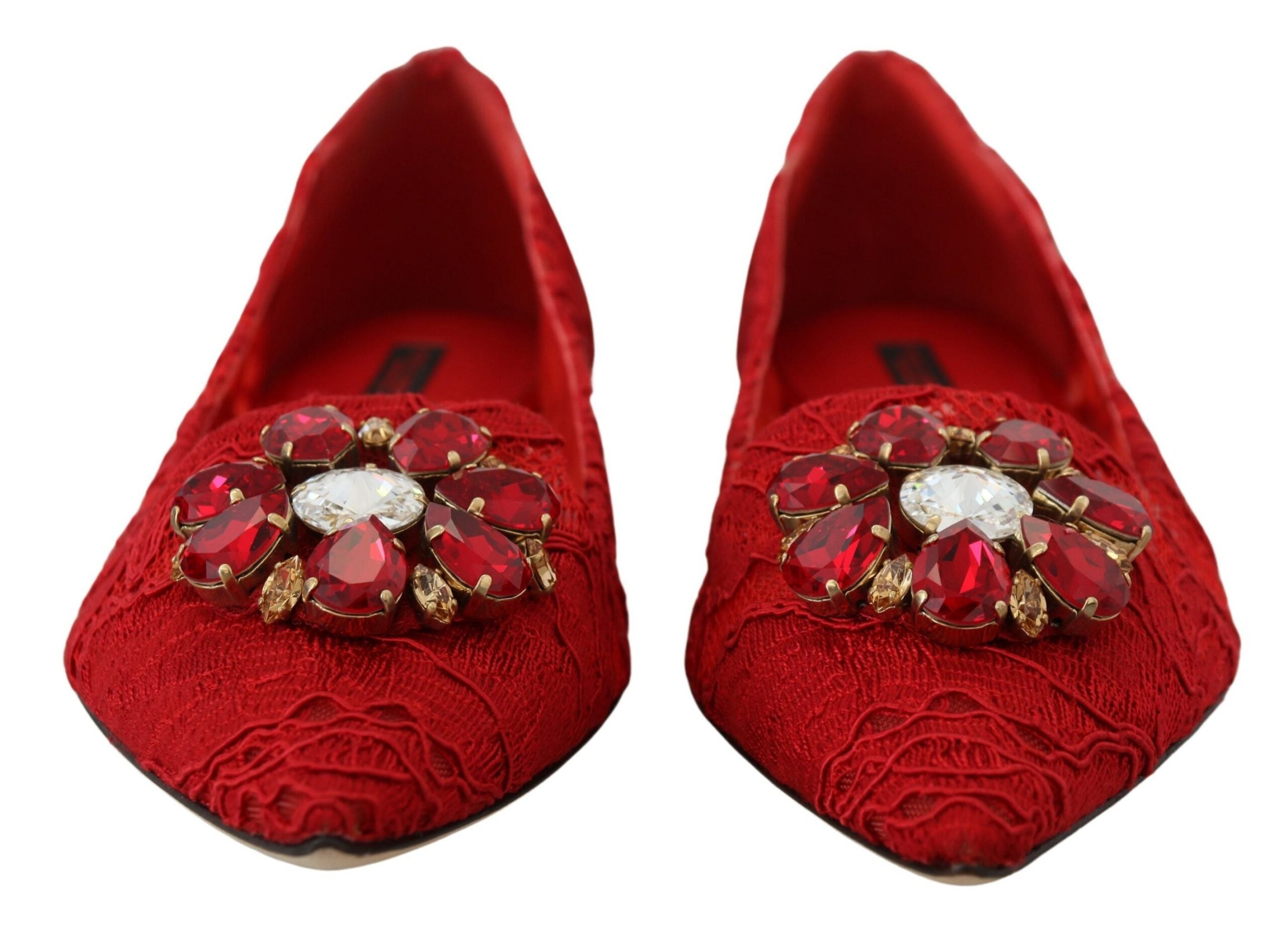 Dolce & Gabbana Red Taormina Crystals Loafers Flats Shoes -   -  Dolce & Gabbana. Dolce & Gabbana Red Taormina Crystals Loafers Flats Shoes -   -  Dolce & Gabbana.