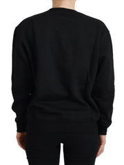 Philippe Model Black Printed Long Sleeves Pullover Sweater -   -  Philippe Model.
