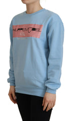 Philippe Model Light Blue Logo Printed Long Sleeves Sweater -   -  Philippe Model.