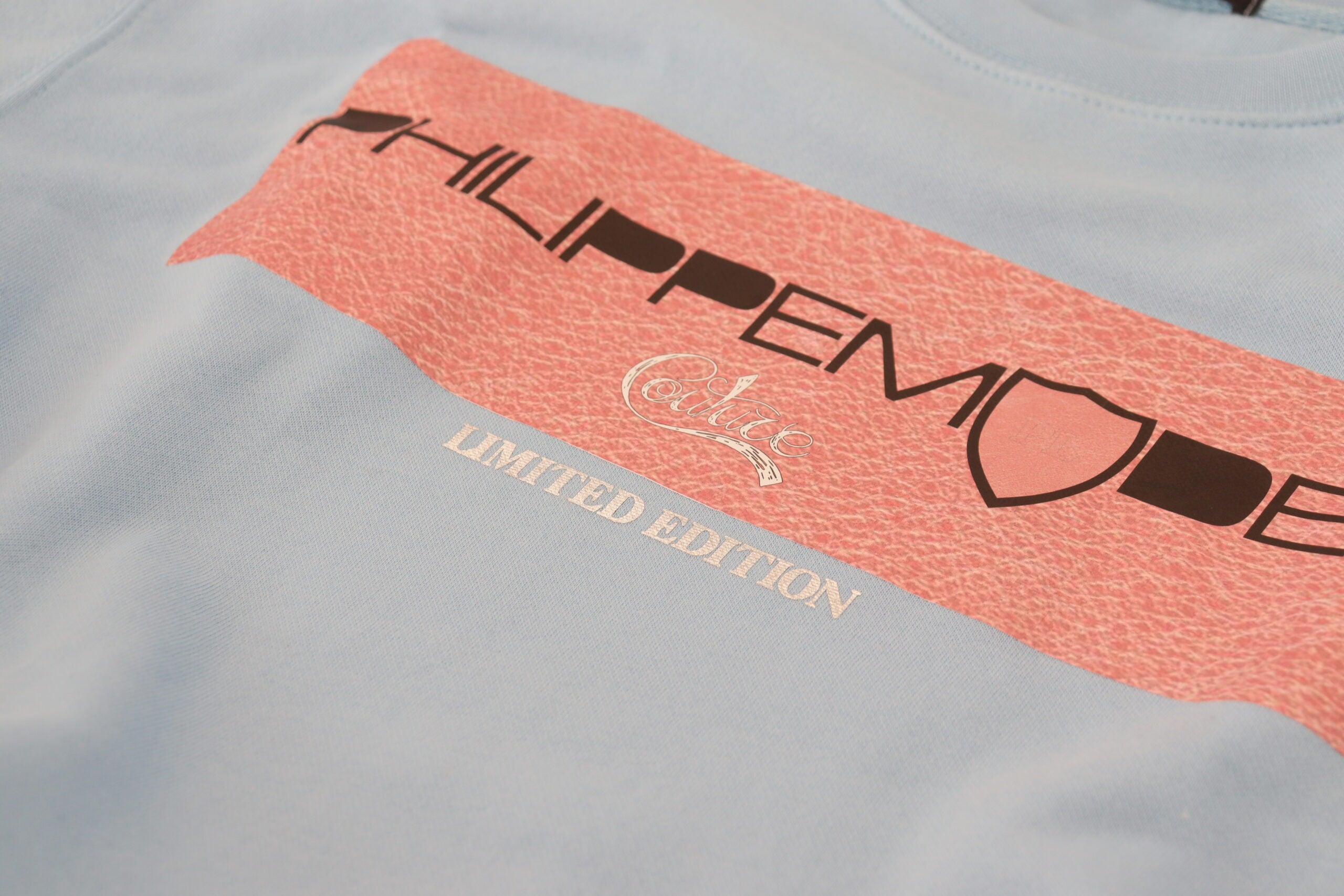 Philippe Model Light Blue Logo Printed Long Sleeves Sweater -   -  Philippe Model. Philippe Model Light Blue Logo Printed Long Sleeves Sweater -   -  Philippe Model.