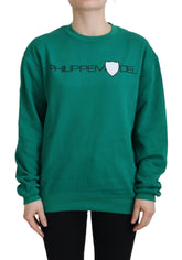 Philippe Model Green Printed Long Sleeves Pullover Sweater -   -  Philippe Model.