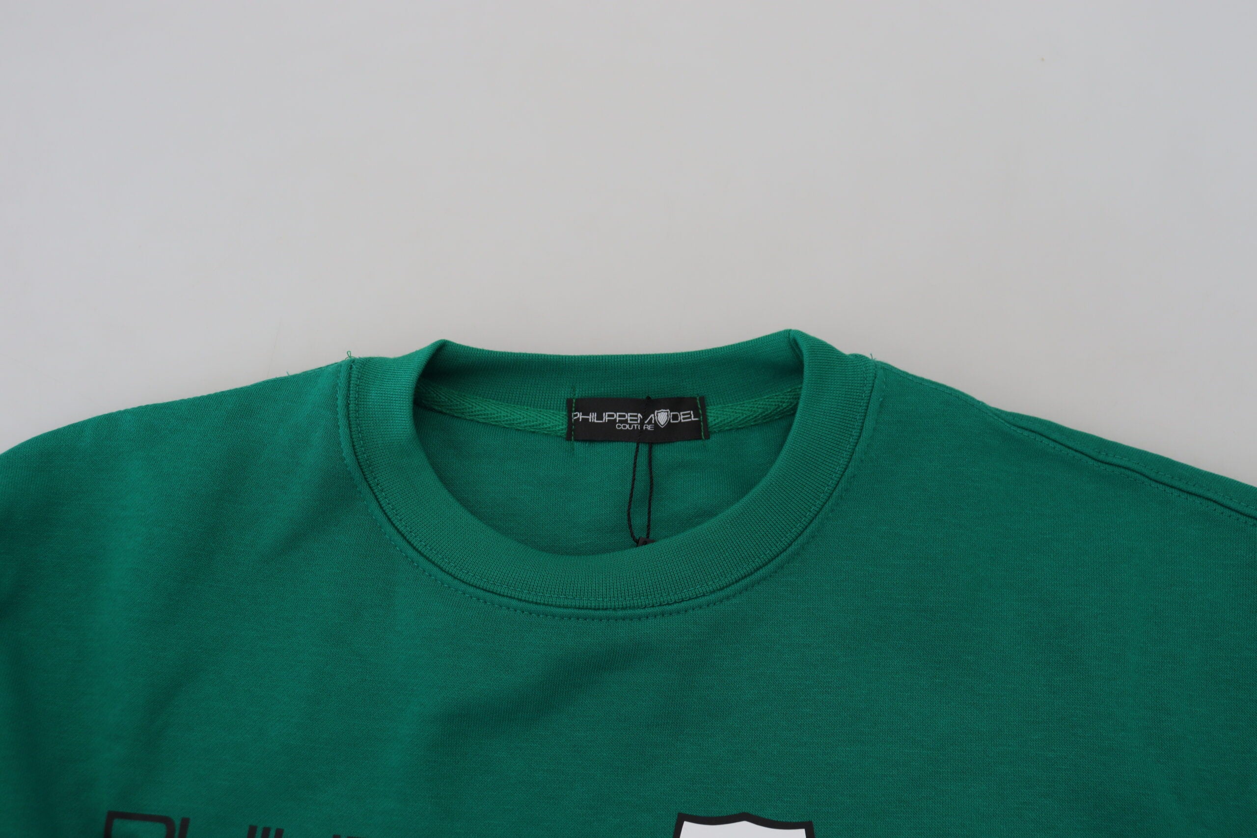 Philippe Model Green Printed Long Sleeves Pullover Sweater -   -  Philippe Model. Philippe Model Green Printed Long Sleeves Pullover Sweater -   -  Philippe Model.