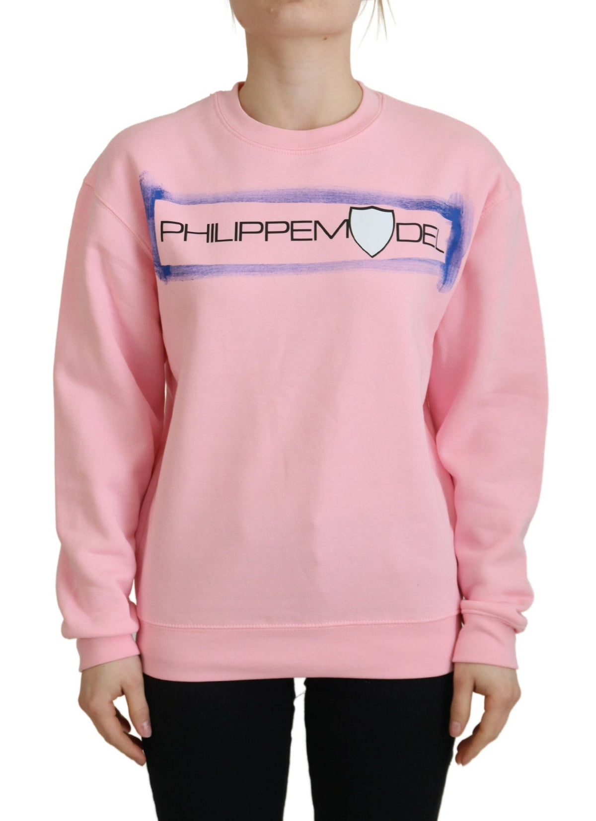 Philippe Model Pink Printed Long Sleeves Pullover Sweater -   -  Philippe Model.