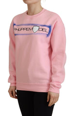 Philippe Model Pink Printed Long Sleeves Pullover Sweater -   -  Philippe Model.