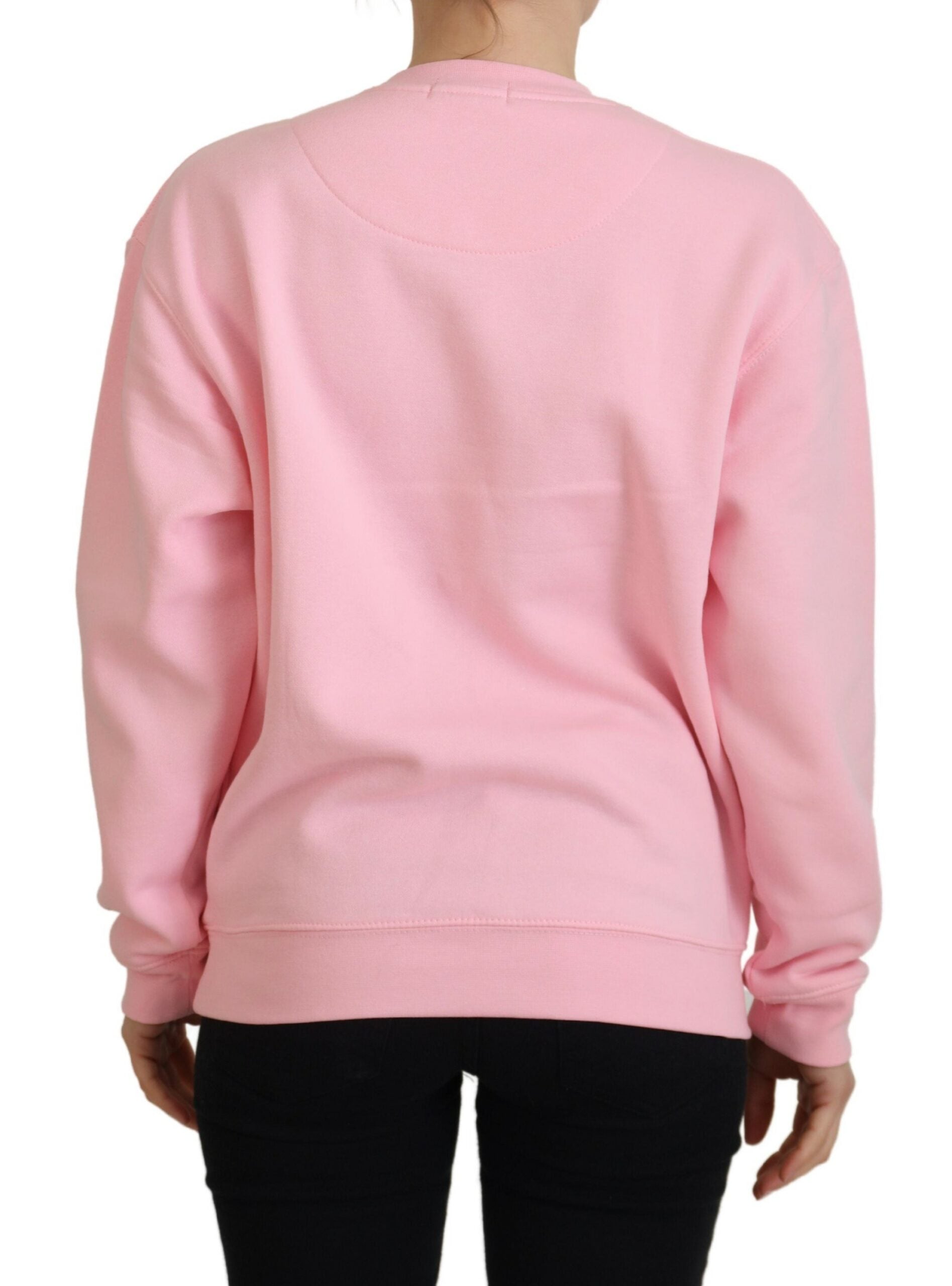 Philippe Model Pink Printed Long Sleeves Pullover Sweater -   -  Philippe Model. Philippe Model Pink Printed Long Sleeves Pullover Sweater -   -  Philippe Model.
