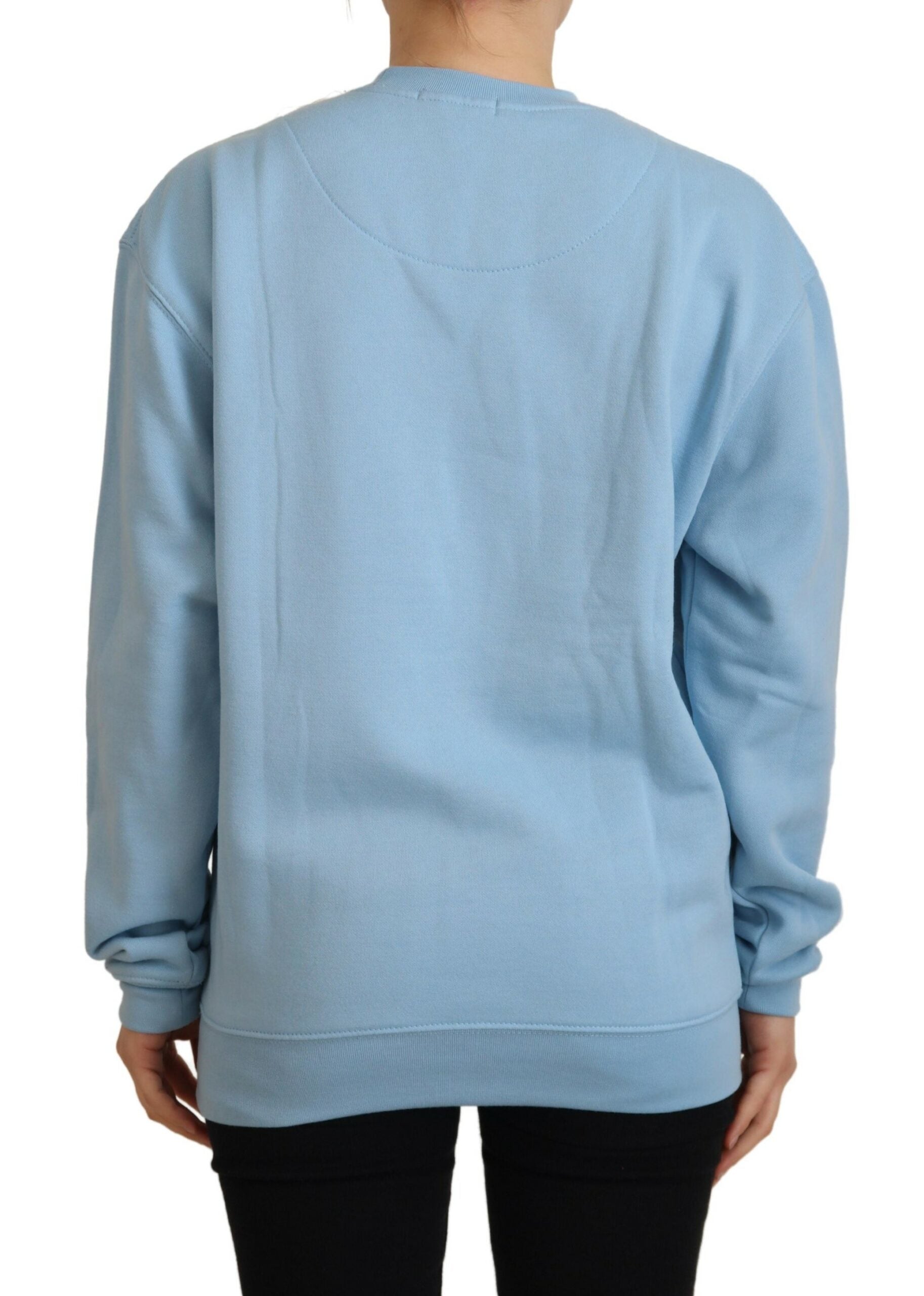 Philippe Model Light Blue Logo Printed Long Sleeves Sweater -   -  Philippe Model. Philippe Model Light Blue Logo Printed Long Sleeves Sweater -   -  Philippe Model.