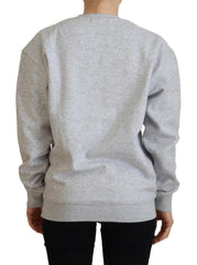 Philippe Model Gray Printed Long Sleeves Pullover Sweater -   -  Philippe Model.