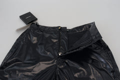 Dolce & Gabbana Black Nylon High Waist Skinny Pants -   -  Dolce & Gabbana.