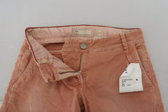 Acht Pink Mid Waist Slim Fit Women Casual Pants -   -  Acht.