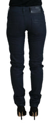 Acht Blue Cotton Skinny Low Waist Women Casual Denim Jeans -   -  Acht.