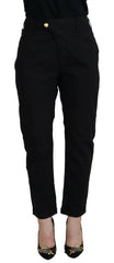 CYCLE Black Cotton Baggy High Waist Women Pants -   -  CYCLE.