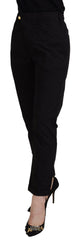 CYCLE Black Cotton Baggy High Waist Women Pants -   -  CYCLE.