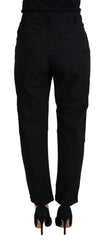 CYCLE Black Cotton Baggy High Waist Women Pants -   -  CYCLE.