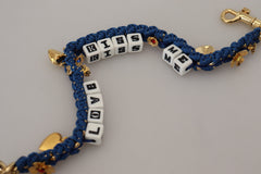 Dolce & Gabbana Multicolor Embellished Bag Shoulder Strap - - Dolce & Gabbana.