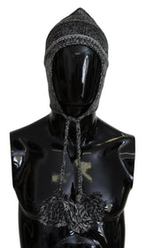 Dolce & Gabbana Gray Warm Fleece Ear Flaps Knit Beanie Hat -   -  Dolce & Gabbana.