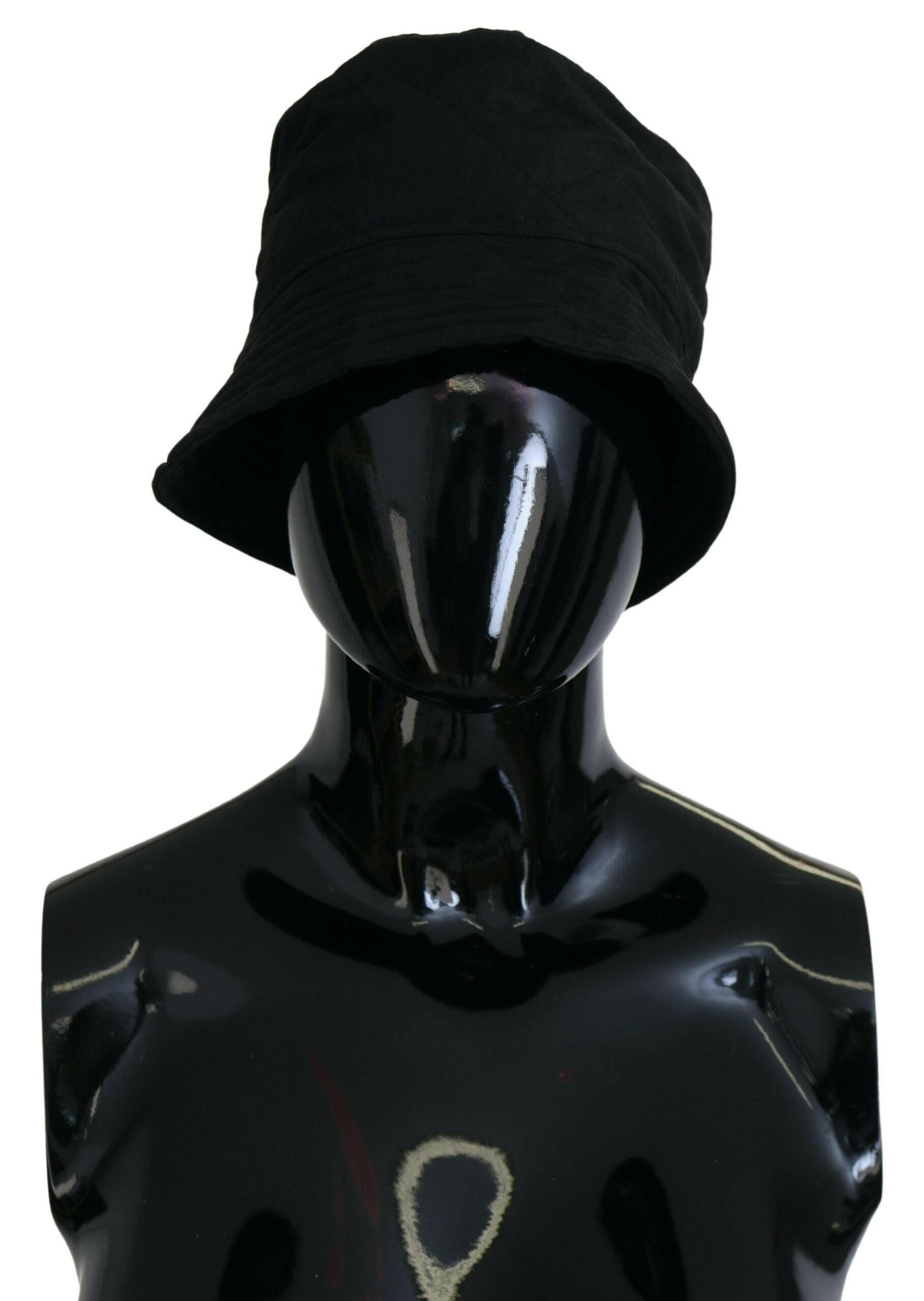 Dolce & Gabbana Black Nylon Women Bucket Cap Hat -   -  Dolce & Gabbana.