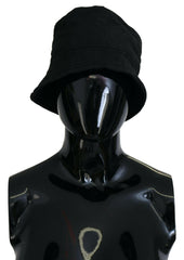 Dolce & Gabbana Black Nylon Women Bucket Cap Hat -   -  Dolce & Gabbana.