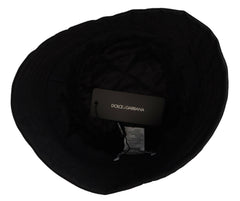 Dolce & Gabbana Black Nylon Women Bucket Cap Hat -   -  Dolce & Gabbana.