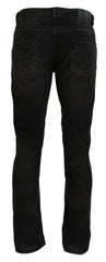 Costume National Gray Cotton Corduroy Men Casual Jeans -   -  Costume National.
