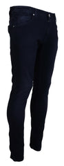 Acht Blue Cotton Tapered Slim Fit Men Casual Denim Jeans -   -  Acht.