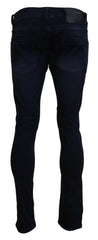 Acht Blue Cotton Tapered Slim Fit Men Casual Denim Jeans -   -  Acht.