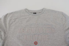 Aeronautica Militare Gray Men Pullover Sweatshirt Sweater -   -  Aeronautica Militare.