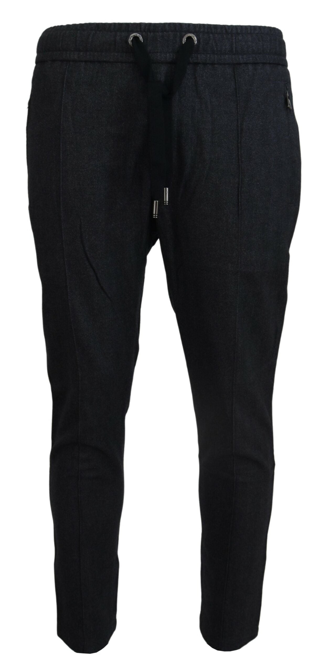 Dolce & Gabbana Gray Cotton Jogger Men Pants -   -  Dolce & Gabbana.