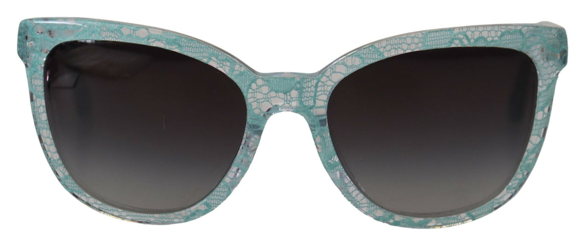 Dolce & Gabbana Blue DG4190 Lace Crystal Acetate Butterfly Sunglasses -  Jewellery, Women -  Dolce & Gabbana.