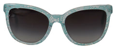 Dolce & Gabbana Blue DG4190 Lace Crystal Acetate Butterfly Sunglasses -  Jewellery, Women -  Dolce & Gabbana.