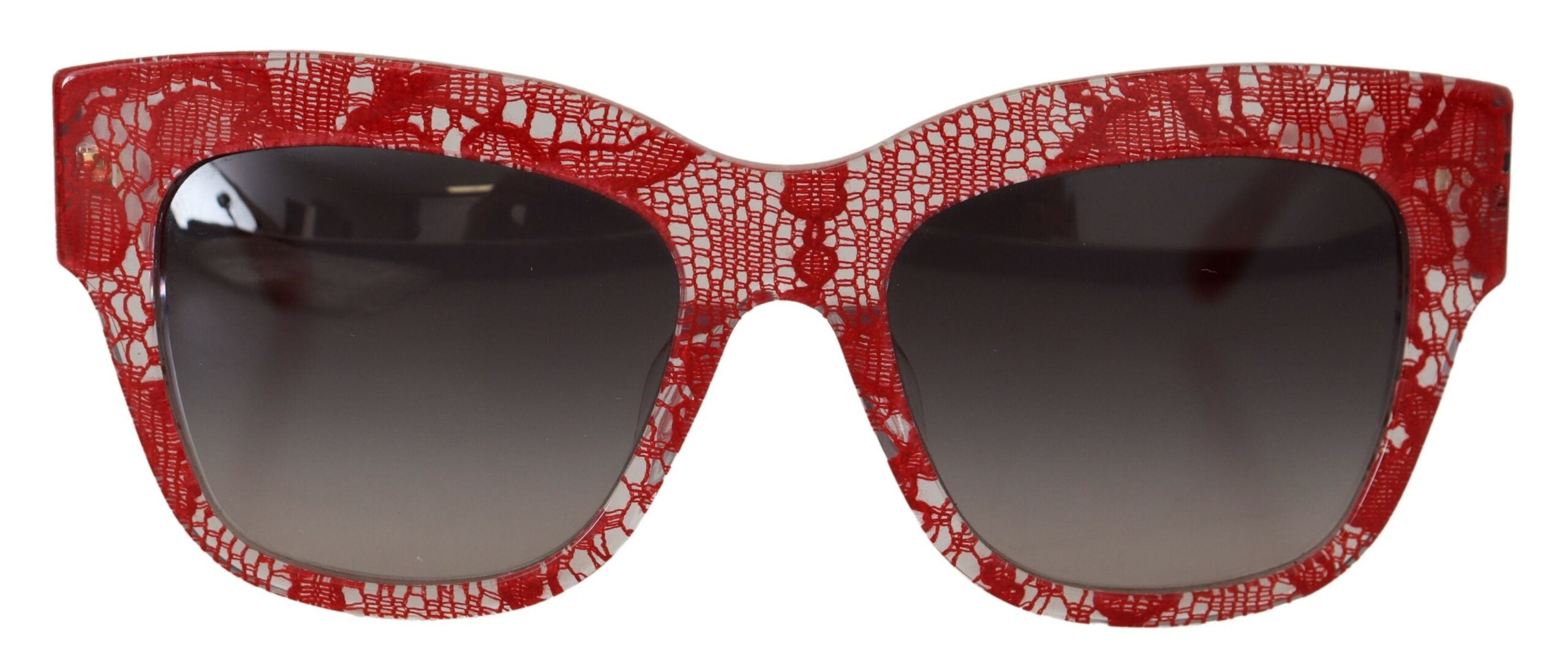 Dolce & Gabbana Red DG4231F Lace Acetate Rectangle Shades Sunglasses -  Jewellery, Women -  Dolce & Gabbana.