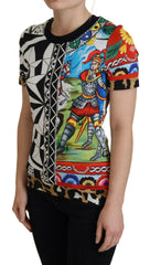 Dolce & Gabbana Multicolor Printed Women Exclusive Shirt Top -   -  Dolce & Gabbana.