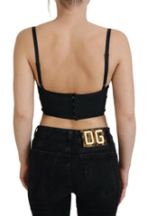 Dolce & Gabbana Pink Leopard Print Cropped Bustier Corset Top -   -  Dolce & Gabbana.