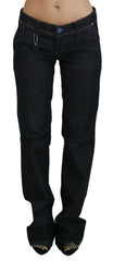 Costume National Blue Low Waist Straight Denim Pants Jeans -   -  Costume National.