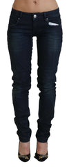 Acht Blue Low Waist Slim Fit Women Denim Jeans -   -  Acht.