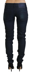Acht Blue Low Waist Slim Fit Women Denim Jeans -   -  Acht.