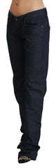 Exte Dark Blue Low Waist Straight Fit Women Denim Jeans -   -  Exte.
