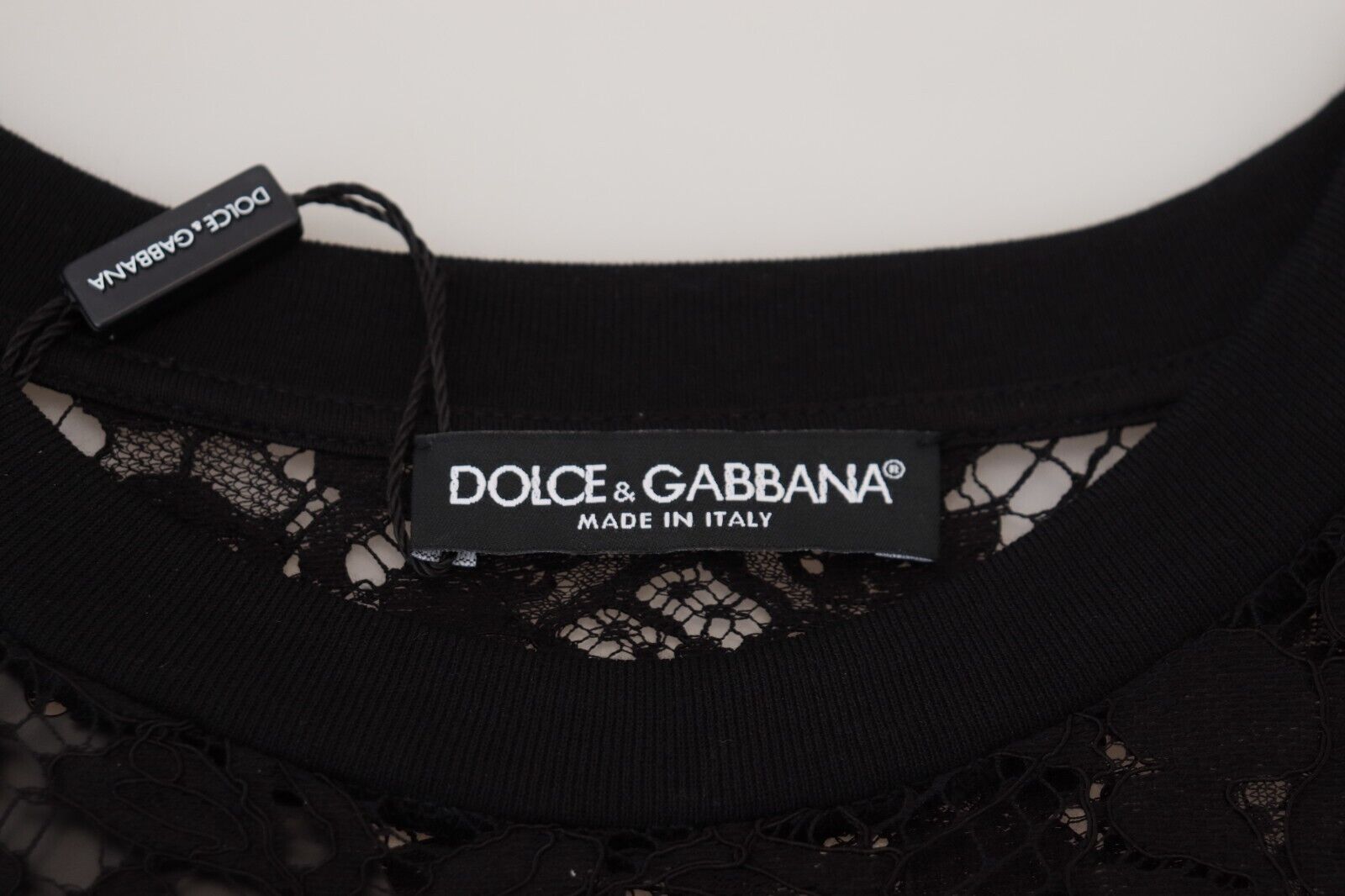 Dolce & Gabbana Black Floral Lace Cotton Shift Mini Dress -   -  Dolce & Gabbana. Dolce & Gabbana Black Floral Lace Cotton Shift Mini Dress -   -  Dolce & Gabbana.