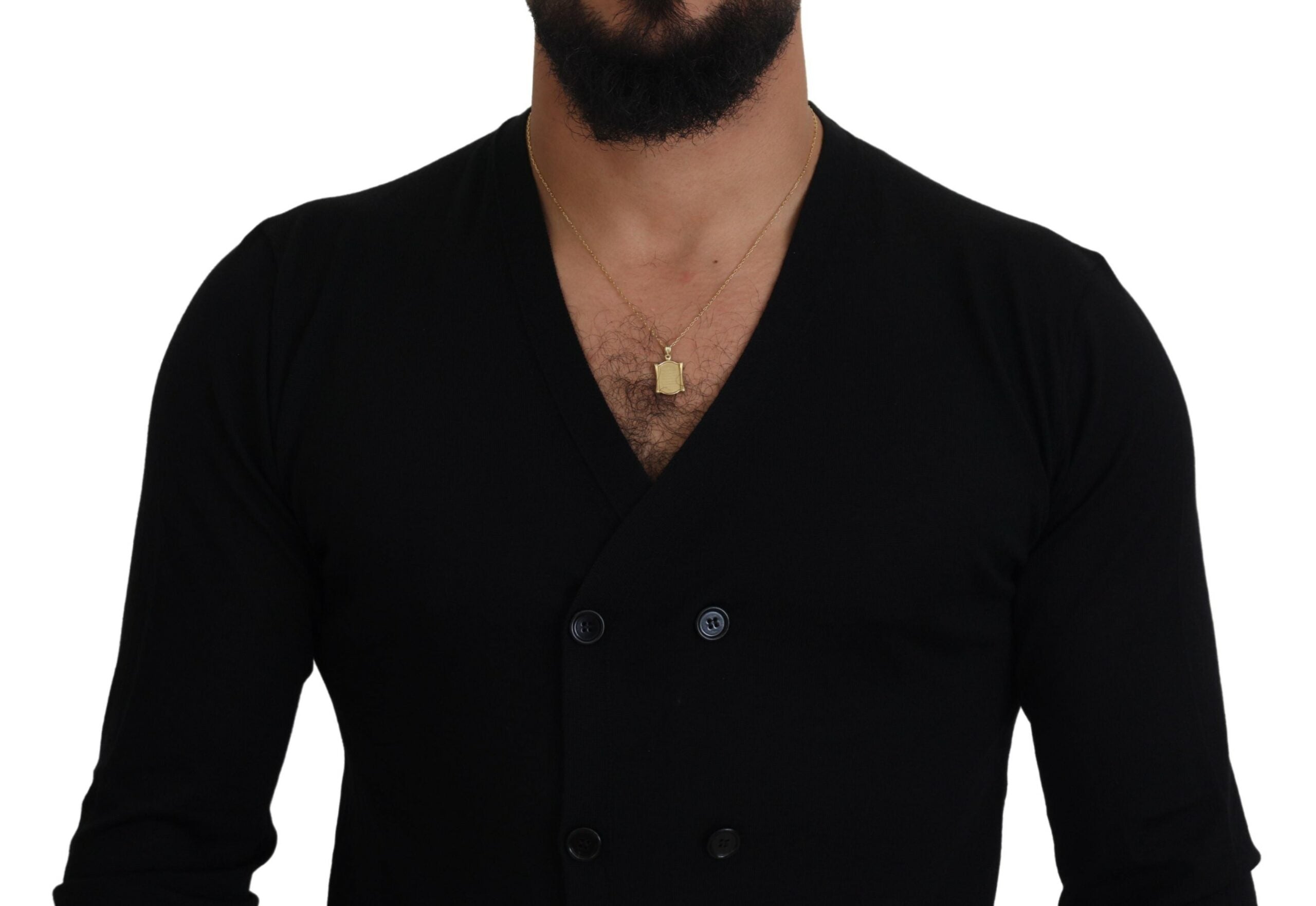 Dolce & Gabbana Black Cashmere Button Down Cardigan Sweater -   -  Dolce & Gabbana. Dolce & Gabbana Black Cashmere Button Down Cardigan Sweater -   -  Dolce & Gabbana.