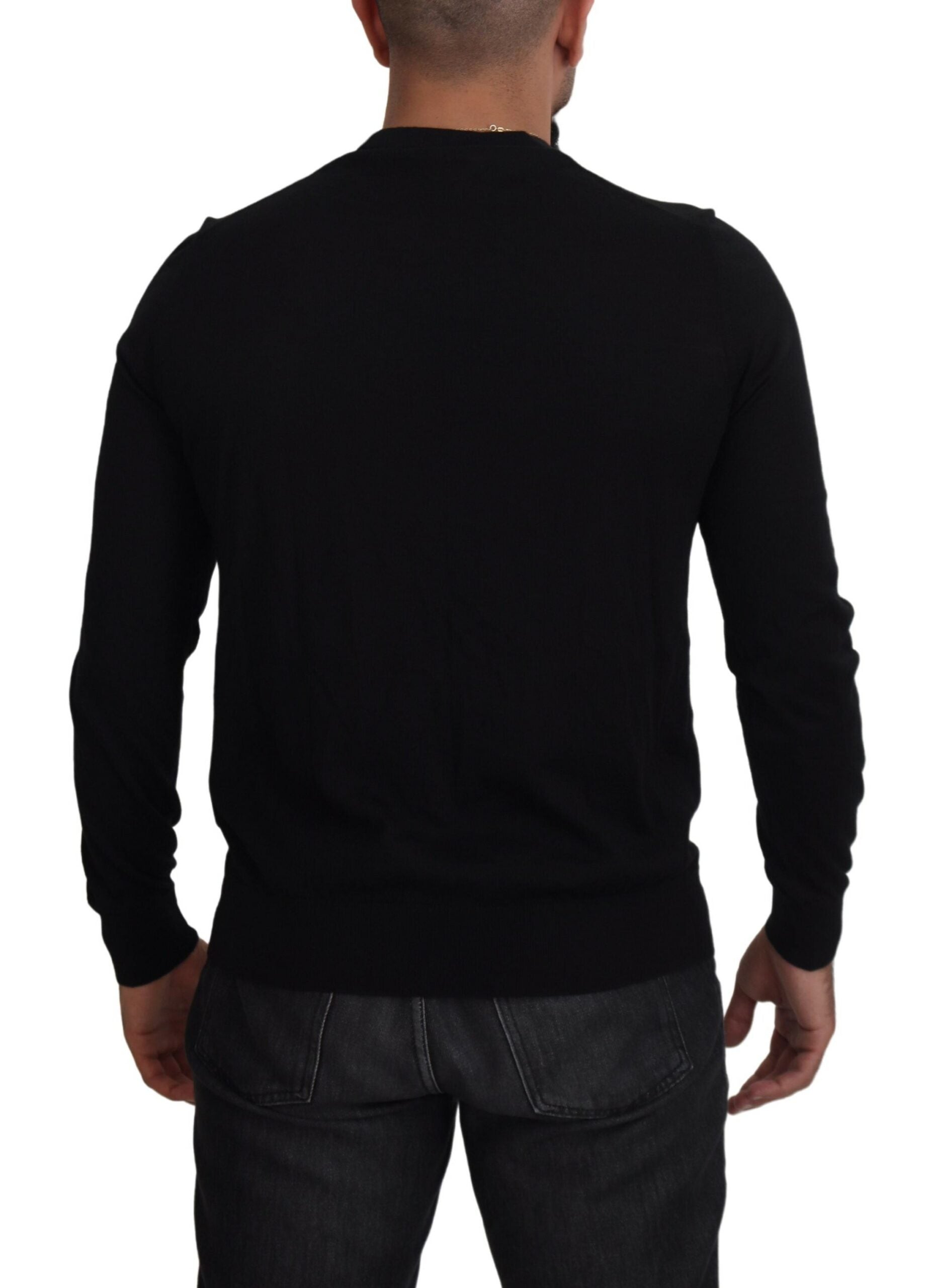 Dolce & Gabbana Black Cashmere Button Down Cardigan Sweater -   -  Dolce & Gabbana. Dolce & Gabbana Black Cashmere Button Down Cardigan Sweater -   -  Dolce & Gabbana.