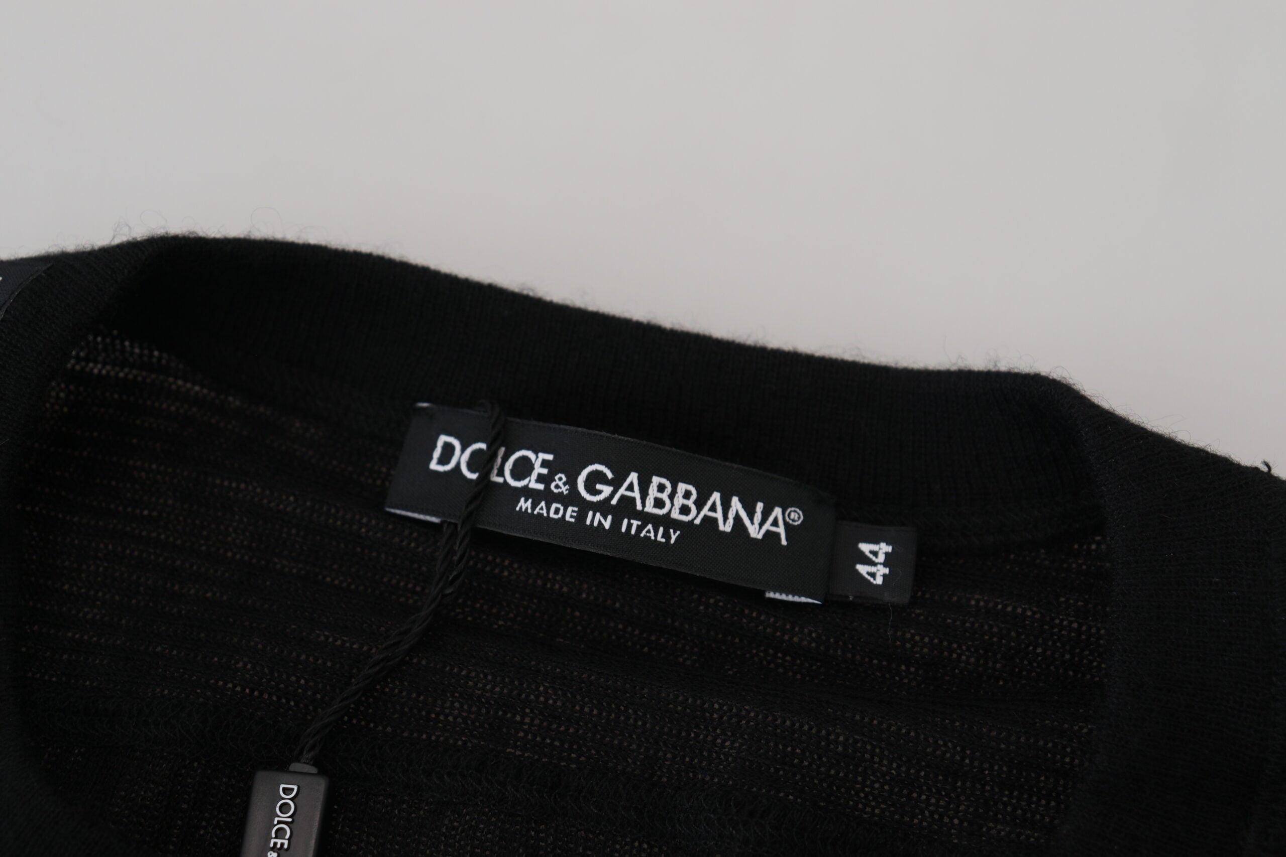 Dolce & Gabbana Black Cashmere Button Pullover Sweater -   -  Dolce & Gabbana. Dolce & Gabbana Black Cashmere Button Pullover Sweater -   -  Dolce & Gabbana.