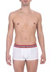 Bikkembergs White Cotton Men Underwear Twin Pack -   -  Bikkembergs.