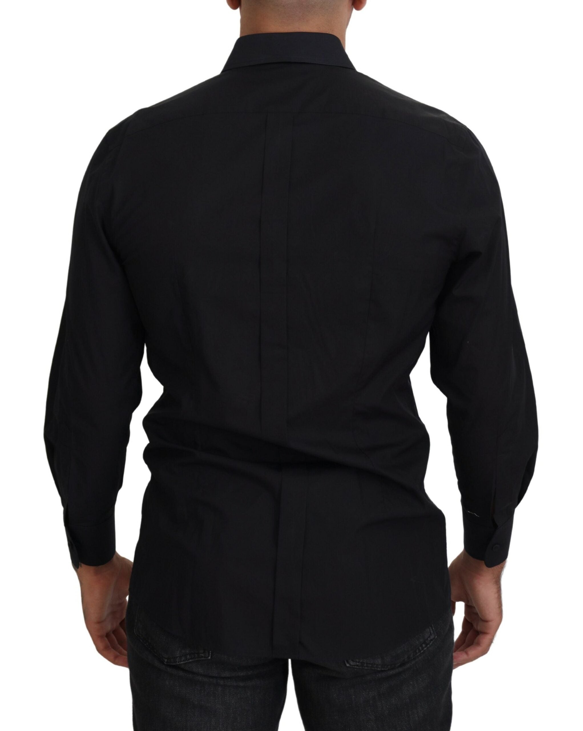 Dolce & Gabbana Black GOLD Cotton Collared Long Sleeve Shirt -   -  Dolce & Gabbana. Dolce & Gabbana Black GOLD Cotton Collared Long Sleeve Shirt -   -  Dolce & Gabbana.