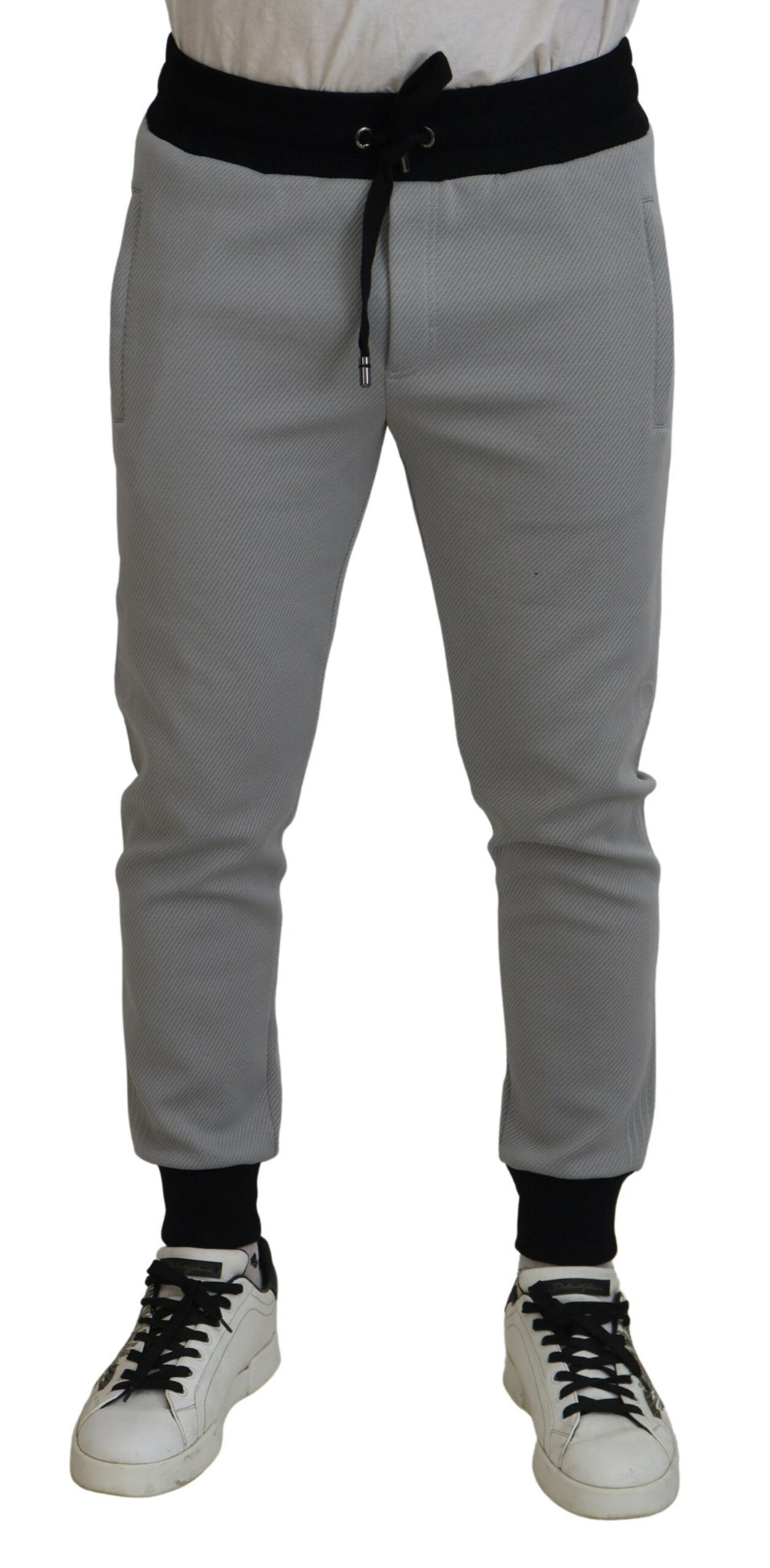 Dolce & Gabbana Gray Polyester Sweatpants Jogger Pants -   -  Dolce & Gabbana.