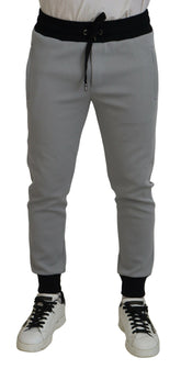 Dolce & Gabbana Gray Polyester Sweatpants Jogger Pants -   -  Dolce & Gabbana.