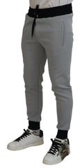 Dolce & Gabbana Gray Polyester Sweatpants Jogger Pants -   -  Dolce & Gabbana.
