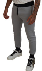 Dolce & Gabbana Gray Polyester Sweatpants Jogger Pants -   -  Dolce & Gabbana.